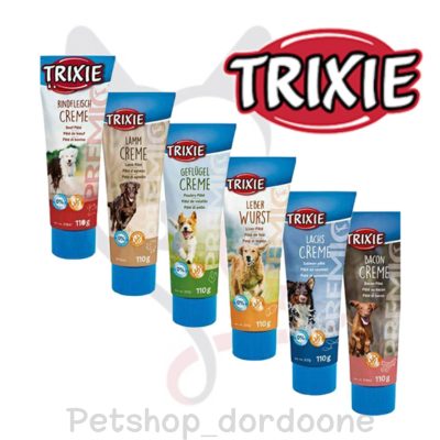 خمیر تشویقی و سس تریکسی😍 ♦️مخصوص هاپو دُردونه‌ها🐶 ♦️مناسب تمامی نژادها🥰 ♦️مدل ادالت: موجود در سه طعم بیف🐂 جگر🫁 بره🐑 ♦️در وزن ۱۱۰ گرمی🔎 ♦️بدون شکر🍚 ♦️بدون گلوتن🌾 ♦️موارد مصرف:🧐 ۱. تشویقی🥳 ۲. تسهیل در خوراندن قرص و دارو💊 ۳. تسهیل در عادت دادن به غذای خشک🧆 و….. ♦️محصول کشور آلمان🇩🇪 قیمت ۱۸۰ تومان