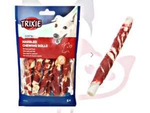 تشویقی سگ تریکسی مدل رول جویدنی Trixie Marbled Chewing Rolls