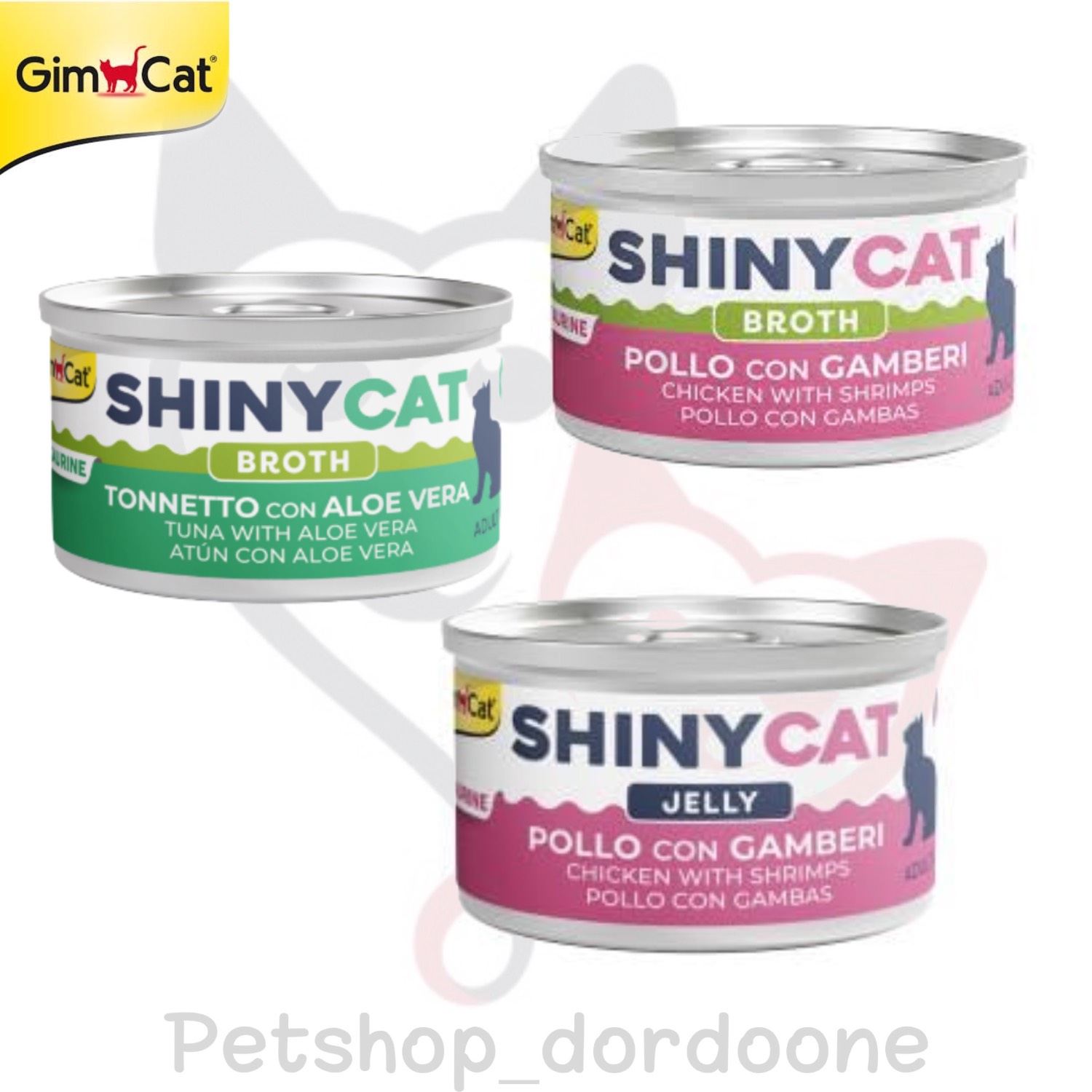 کنسرو گربه جیم کت GimCat ShinyCat