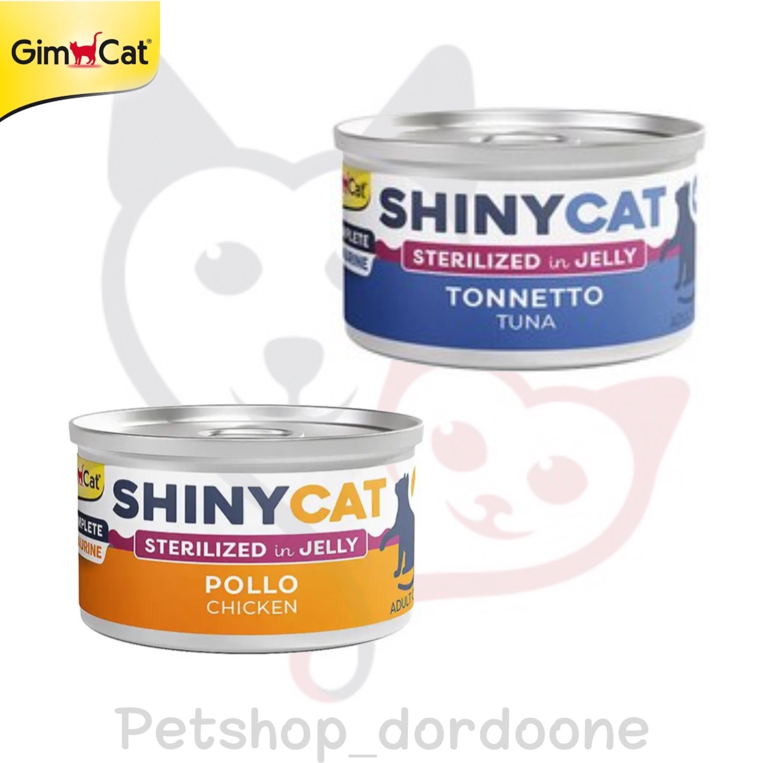 کنسرو گربه جیم کت GimCat ShinyCat