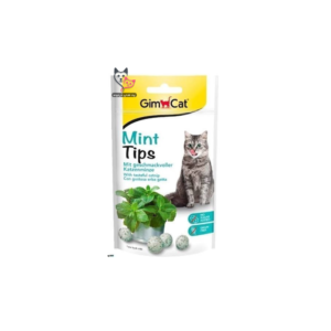 تشویقی نعنایی گربه جیمکت (GimCat) مدل Mint Tips - همراه با کتنیپ طبیعی