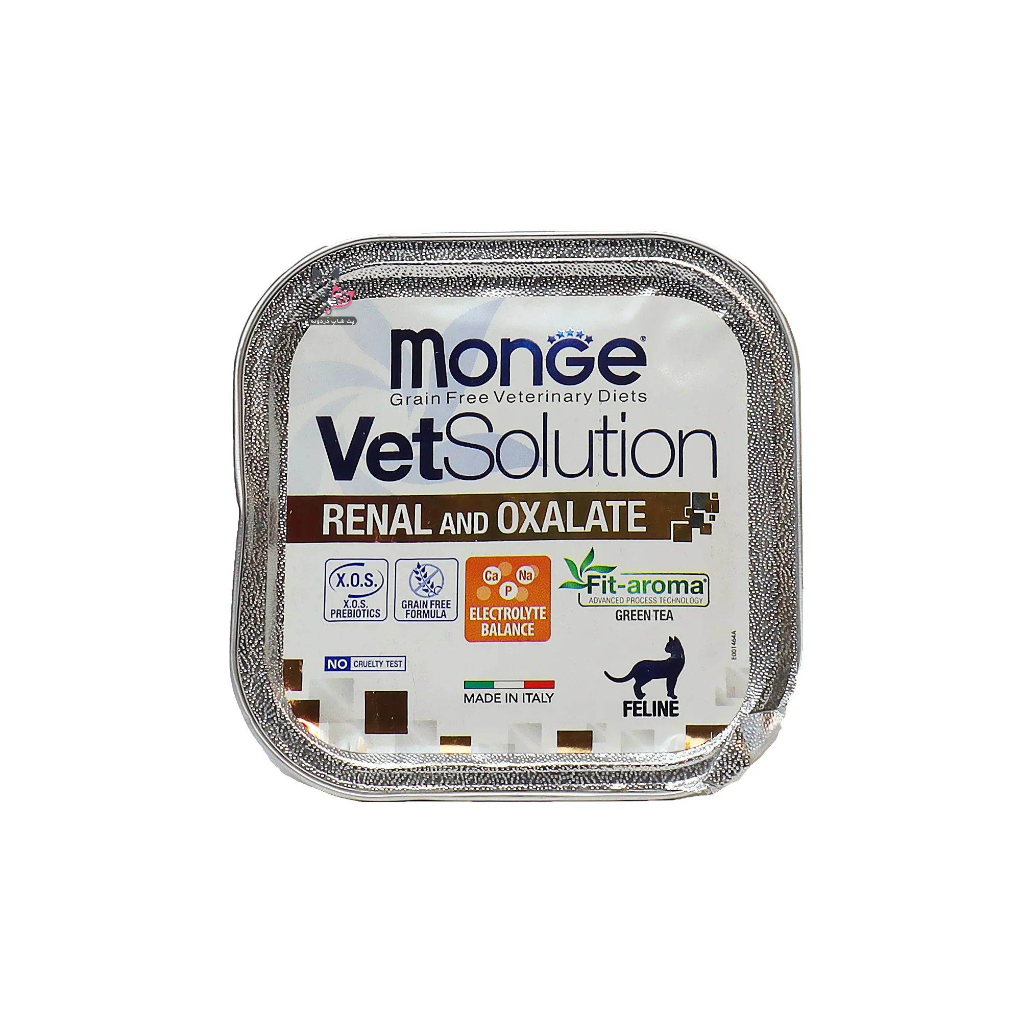 غذای تر Monge VetSolution Renal and Oxalate - فرموله شده برای سلامت کلیه و کنترل اگزالات در گربهها