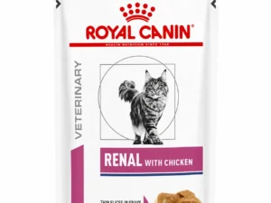 پوچ درمانی گربه رویال کنین مدل Renal with Chicken - وزن ۸۵ گرمی