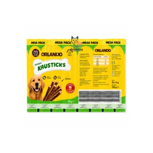 تشویقی استیک دندان سگ اورلاندو (Orlando) مدل کلسیم (Dental Care)