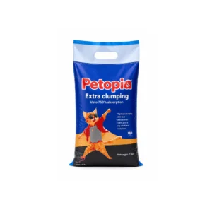 خاک گربه پتوپیا ساده اکسترا کلامپینگ (Petopia Extra Clumping) 7 لیتری