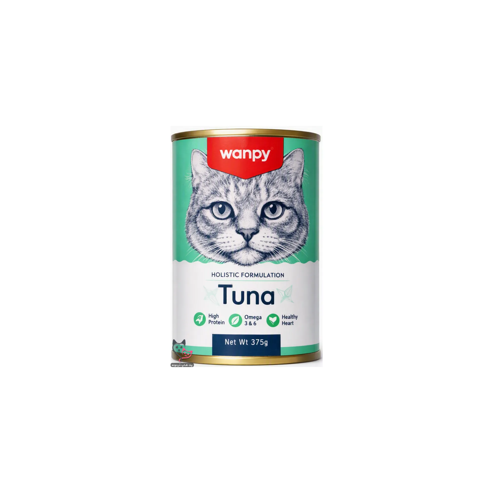 کنسرو گربه ونپی تن (Wanpy Cat Tuna Pate) پتهای 375 گرمی